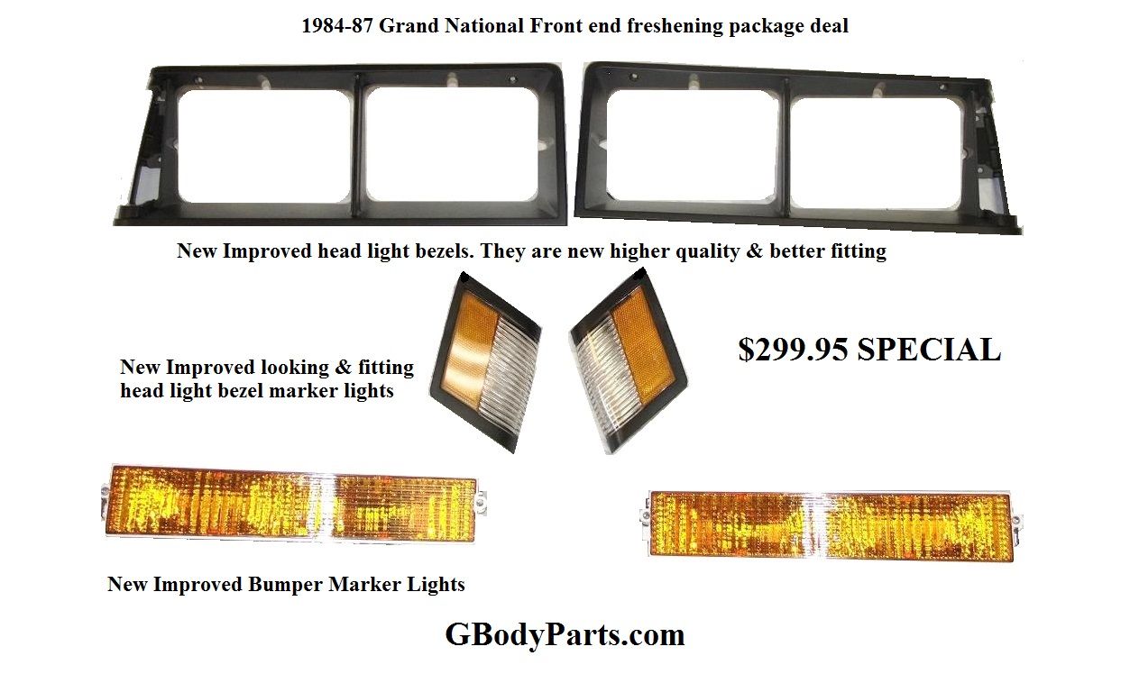 84-87 Grand National Front End Lighting Package deal